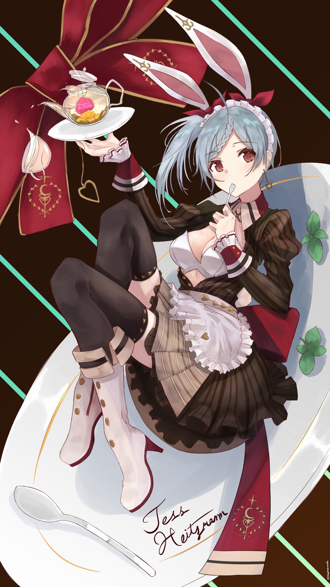 まくみらん テス ハイツマン描きました チョコミントカラーでかわいいですよね まくみらん テス ハイツマン描きました チョコミントカラーでかわいいですよね