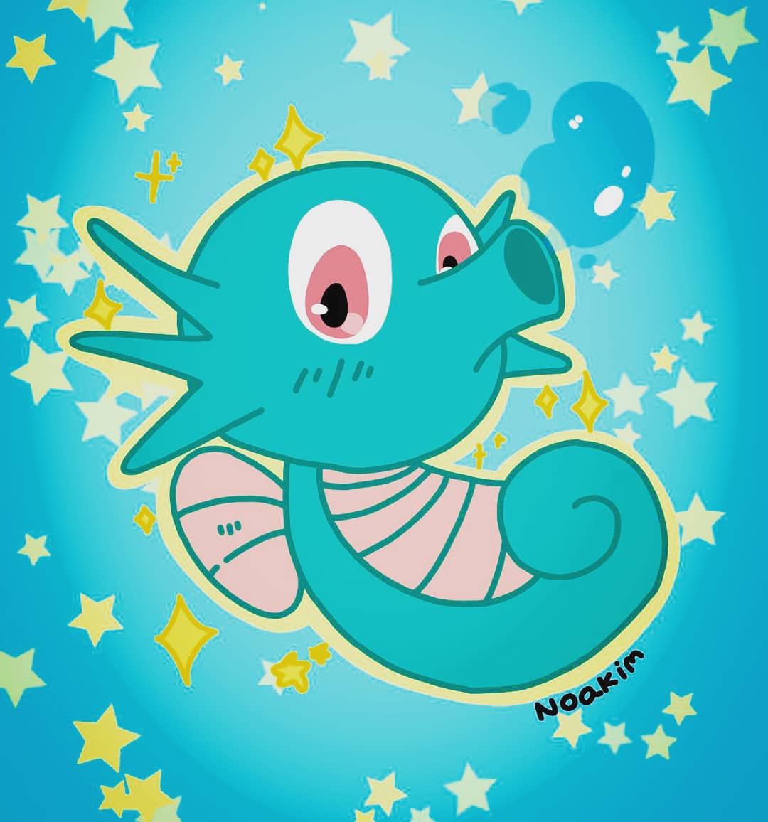 MissileNoakim's tweet photo. Hier j'ai eu un Hypotrempe Shiny sur Pokémon Let's Go Pikachu ! Il est apparut après un combo capture de 23 !
Il a ensuite évolué en Hypocéan ! 😍🌟
#pokemon #pokemonfanart #shinypokemon #chromatique #hypotrempe #hypocean #drawing #dessin #art https://t.co/urMblx6oUj