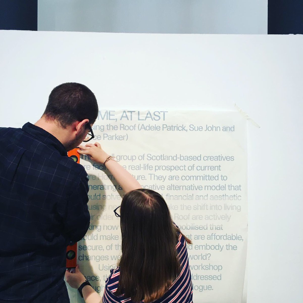 Scenes from an @archifringe opening party, install, and exhibition. Incredibly proud of the team who work on this, excellent volunteers, and all the people who submit projects, time and energy to the open programme. Festival runs til 23rd June ... ✊💥 🎉