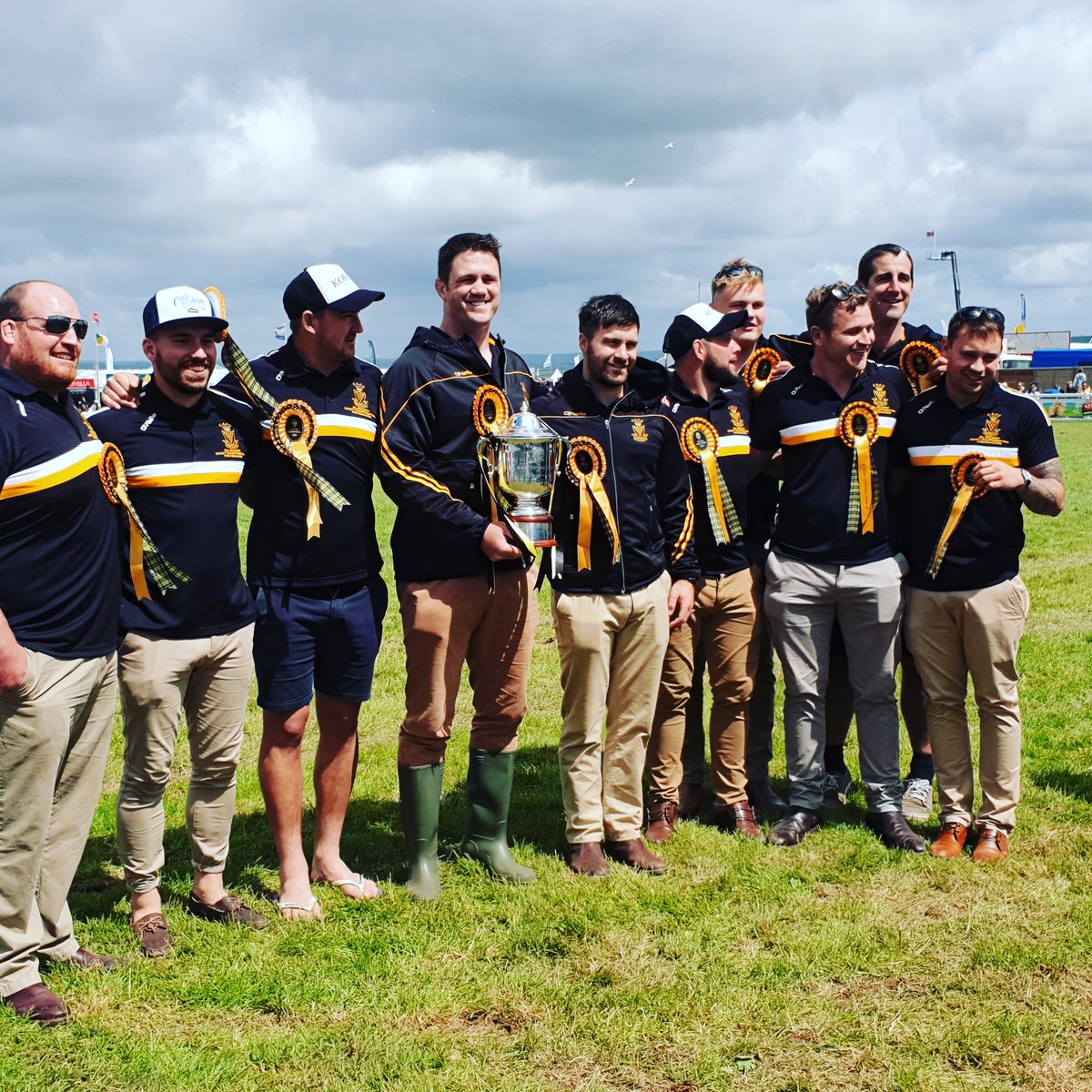 RoyalCornwall's tweet photo. The newly crowned rugby county champions for 2019, Cornwall, in the main ring.

Did we mention we beat Devon on the way to the title?

@Cornwallrugby #royalcornwallshow #RCS19 #rugby #cornishtothecore https://t.co/hEOHx6lbaR