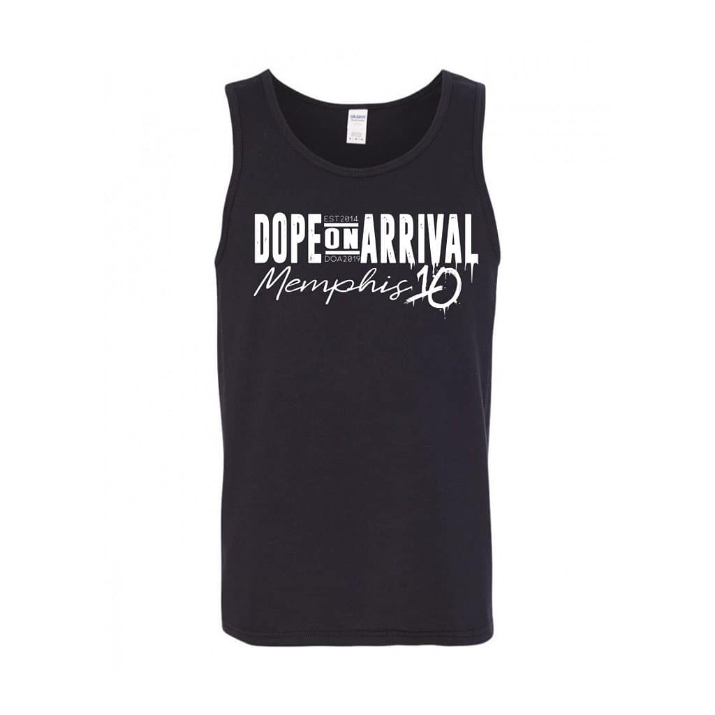 Dope_On_Arrival's tweet photo. Head over to our website to order your #DOA tank top in time for #DOA5 June 22!
#DopeOnArrival #Memphis #ItsNotAShow #ItsAnExperience #Rap #HipHop #RnB #NewMusic #MemphisMusic #Original #ForTheCulture #Vibe #Energy #Vibes #Dope #Dopeness #Trap #Conscious #Soul #Lit #Fresh #Drip https://t.co/GH3Xvi0DTn