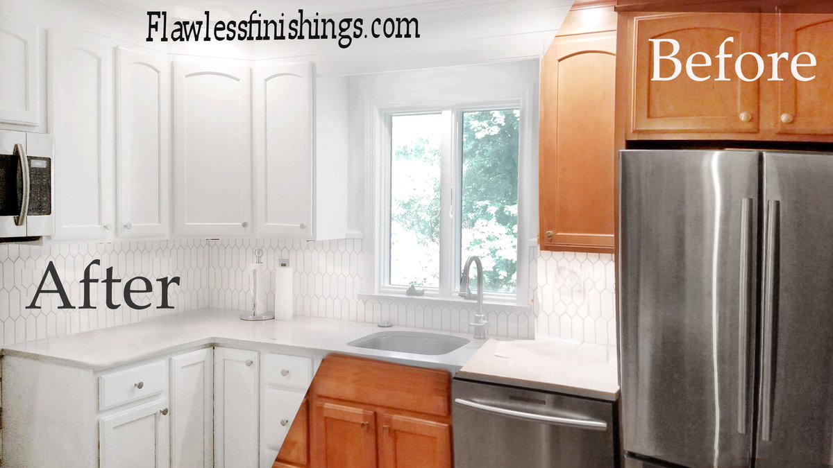 FFinishings's tweet photo. Kitchen Cabinet Refacing by Flawless Finishes !  

Call or email us today ! 862-266-2866 !

For more Before &amp; After Photos Check out our photo gallery @ https://t.co/tVCprBVcfN ! #Refinishing #Refacing #KitchenCabinets #Remodeling https://t.co/hOIgUDN9cS
