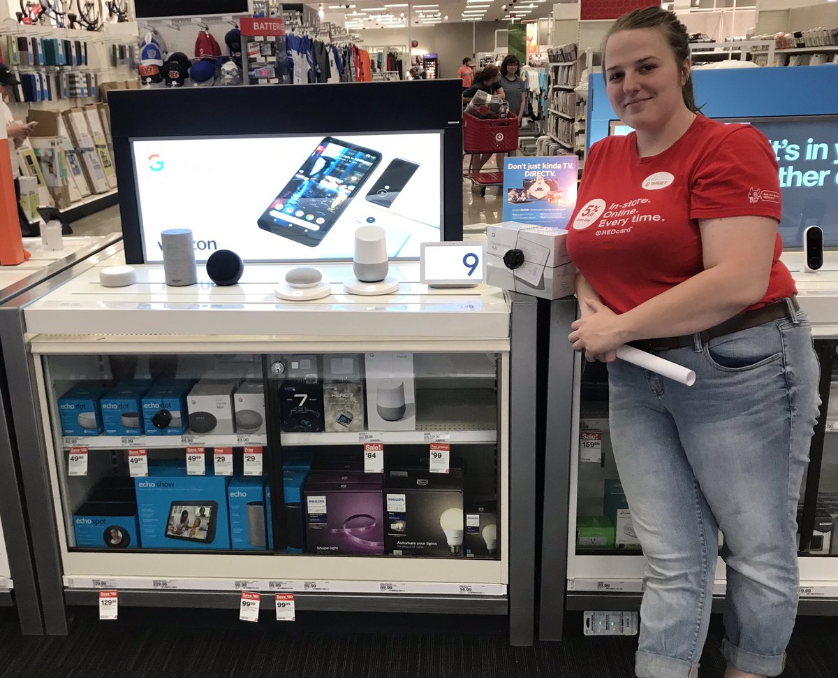 Who’s looking for a Father’s Day gift?? Why not bring smile to his face and get him a Google Home Hub?? Plus, if you come in today, you get a free Smart Light Kit and Google Home Mini! Deals on deals!
#targetdemo #target #GoogleHome #t0366 <a href="/tfarmer216/">Travis Farmer</a> <a href="/ChristinShep/">Christin Shepherd</a>