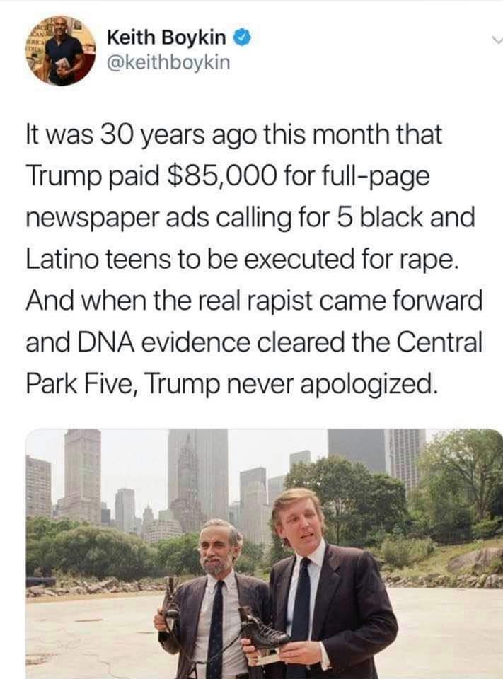 mrjonmiller's tweet photo. @POTUS are they still guilty or should you make a personal AND public apology https://t.co/HC2fKhsCMo