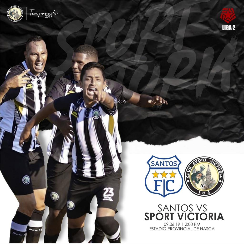 SportVictoria16's tweet photo. Nos vamos a Nazca por los 3 puntos...
🏆#4Fecha | Liga 2
⚽ @club_santos_fc_nazca nazca Vs @clubsportvictoria
📅 Domingo 09/06
⏰ 2:00pm
⛳Estadio Municipal de Nazca
#VamosVictoria https://t.co/ruoYUnIels