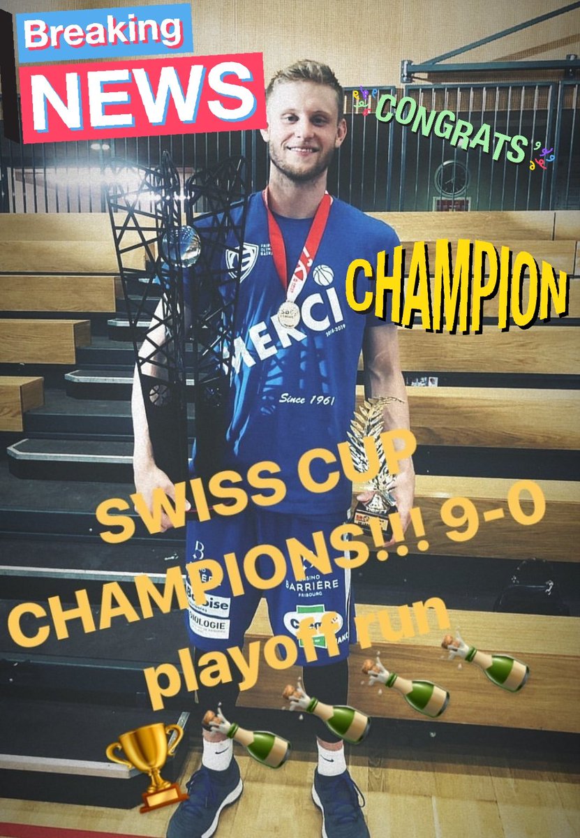 TIM DERKSEN SIENDO MVP DE LAS FINALES ACABA DE GANAR EL TÍTULO QUE LO HACE CAMPEÓN. DEMOSTRANDO QUE HA SIDO UNA TEMPORADA DONDE HA SIDO EL LÍDER TANTO EN 🇸🇰 COMO EN 🇨🇭...
SE MERECE UNA LIGA CON MÁS NIVEL 🕺