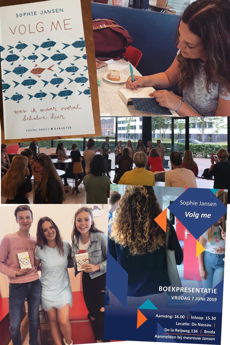 Supertrots op #Sophie. Het is mooi als er goede jeugdliteratuur op de markt komt. Het is nog mooier als een collega dit schrijftalent heeft. En het is fantastisch als je leerlingen dit lezen en enthousiast zijn. Hopelijk #volgen veel jongeren in het land onze leerlingen. #volgme