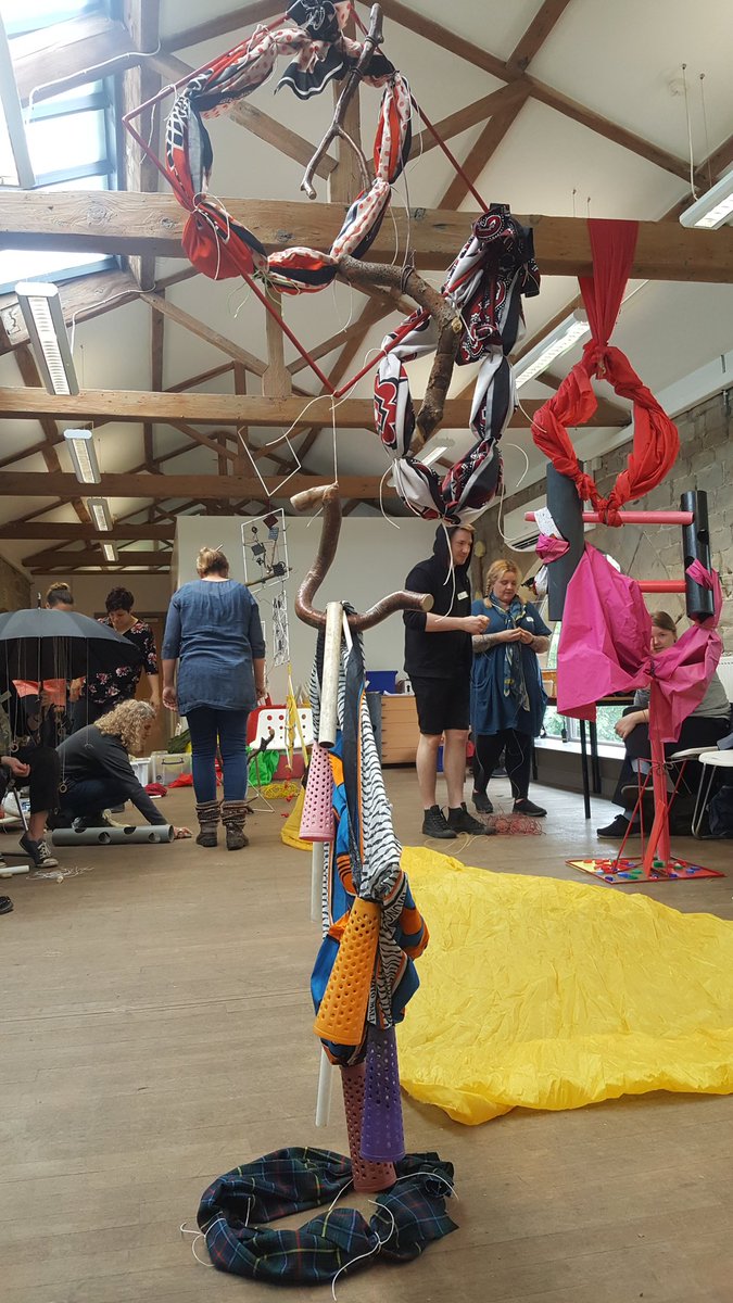 Lovely day <a href="/YSPsculpture/">Yorkshire Sculpture Park</a> &amp; <a href="/A_C_Collection/">Arts Council Collection</a> with teachers, unpicking the uses &amp; merits of pattern &amp; ornamentation when communicating ideas. #YSP #criminalornamentation #childrensartweek