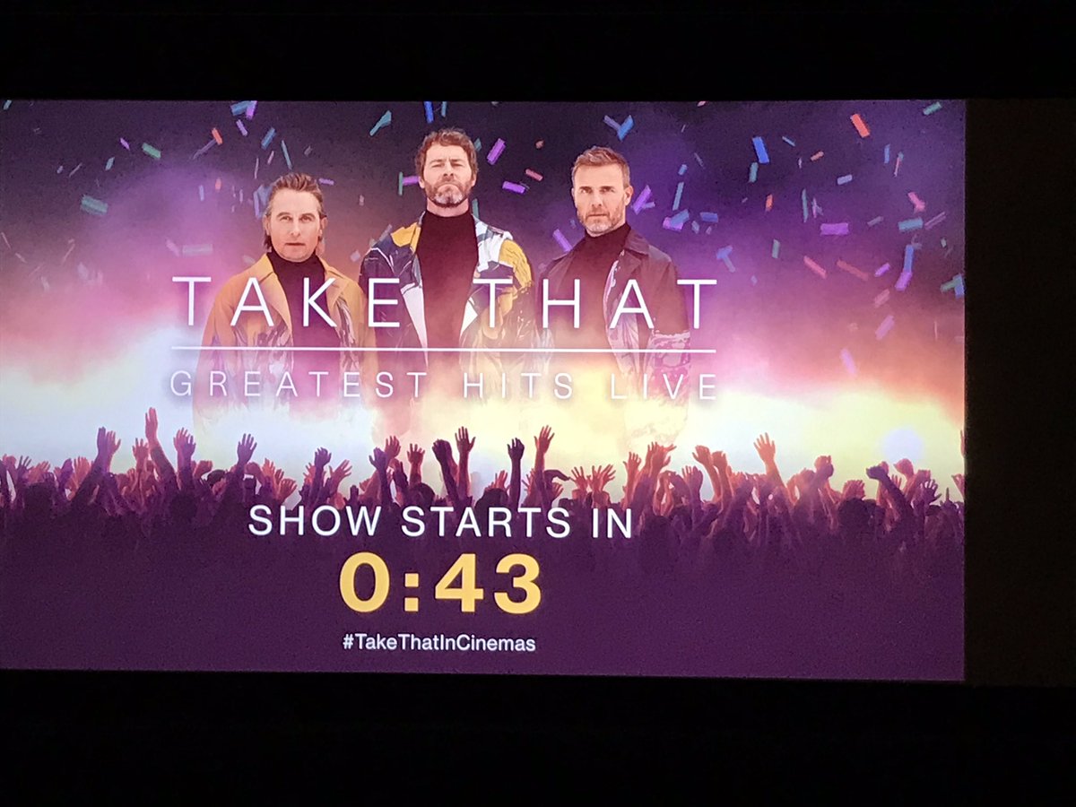 Eeeeeek!!! #takethatincinemas