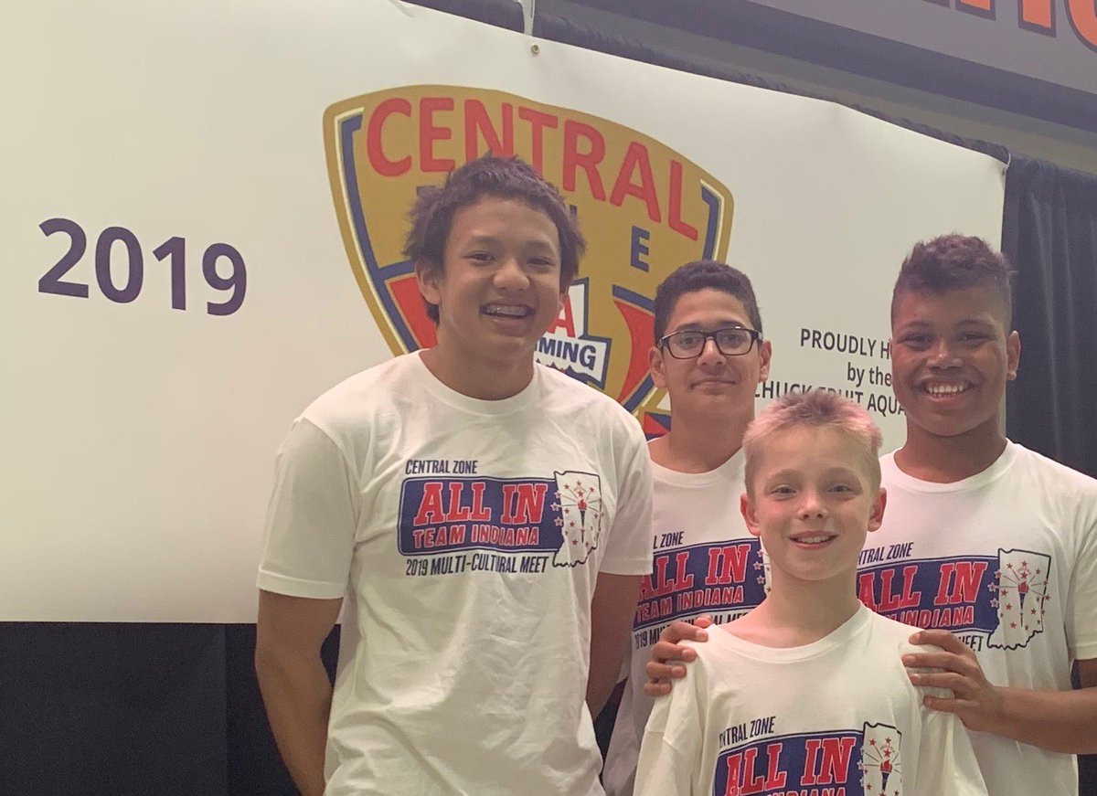 FRSTswimming's tweet photo. #FRSTnation athletes represent @inswimming at the Central Zone Diversity meet! #familyFRST #hardworkpays https://t.co/xk1vNums05