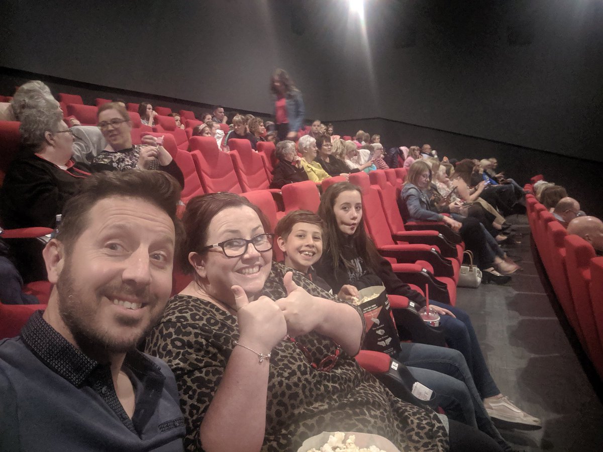 #TakeThatInCinemas Team Davies are ready in #Shrewsbury