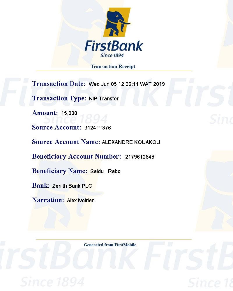 AlexandreDumax's tweet photo. @FBN_help I sent messages to you yesterday that I sent money to zenith bank account, but the receipient is yet to receive it and I have been debited. https://t.co/E1rzAoankm