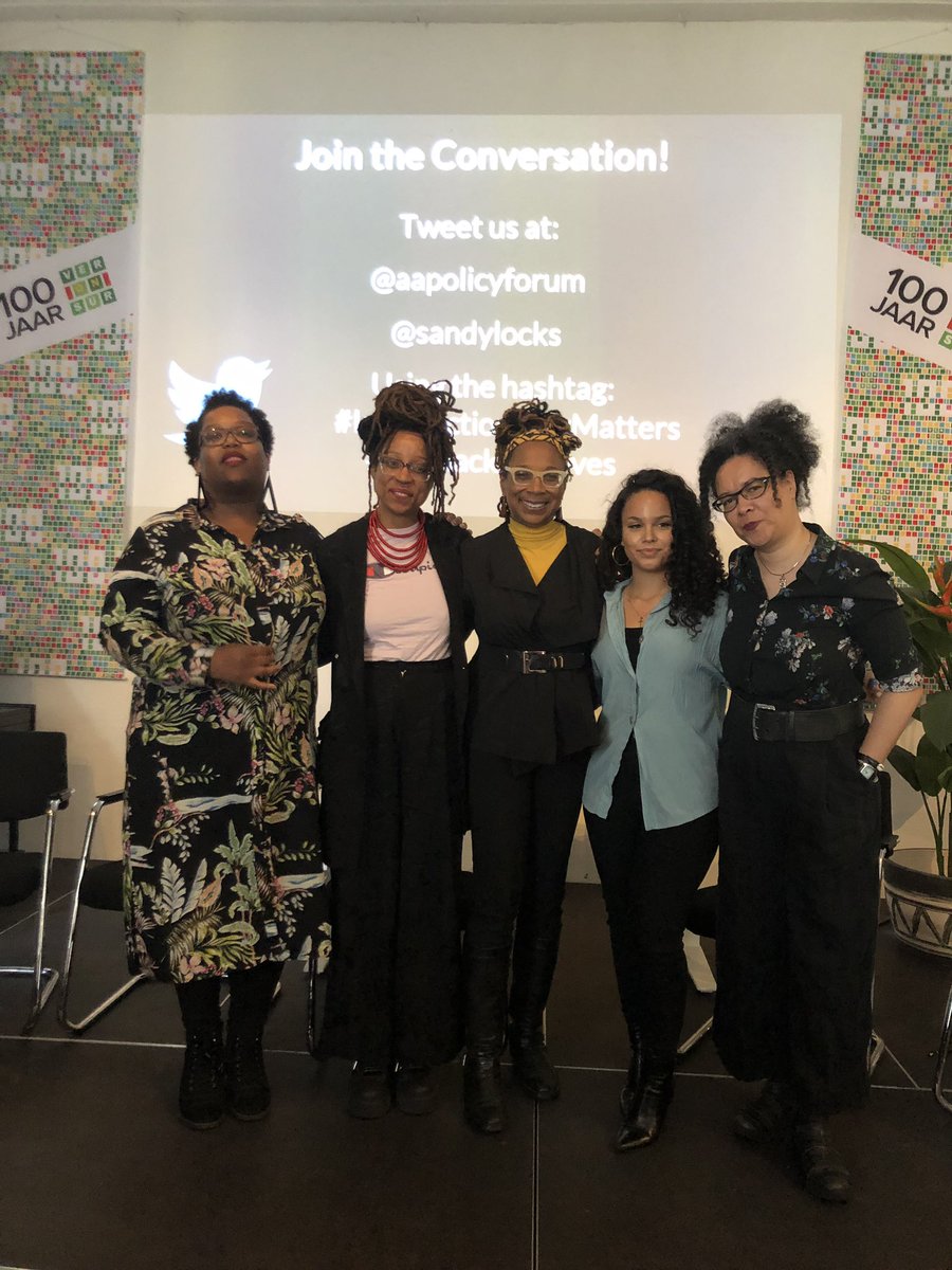 NancyJouwe's tweet image. What a joy and pleasure to meet @sandylocks at #theblackarchives #intersectionalitymatters