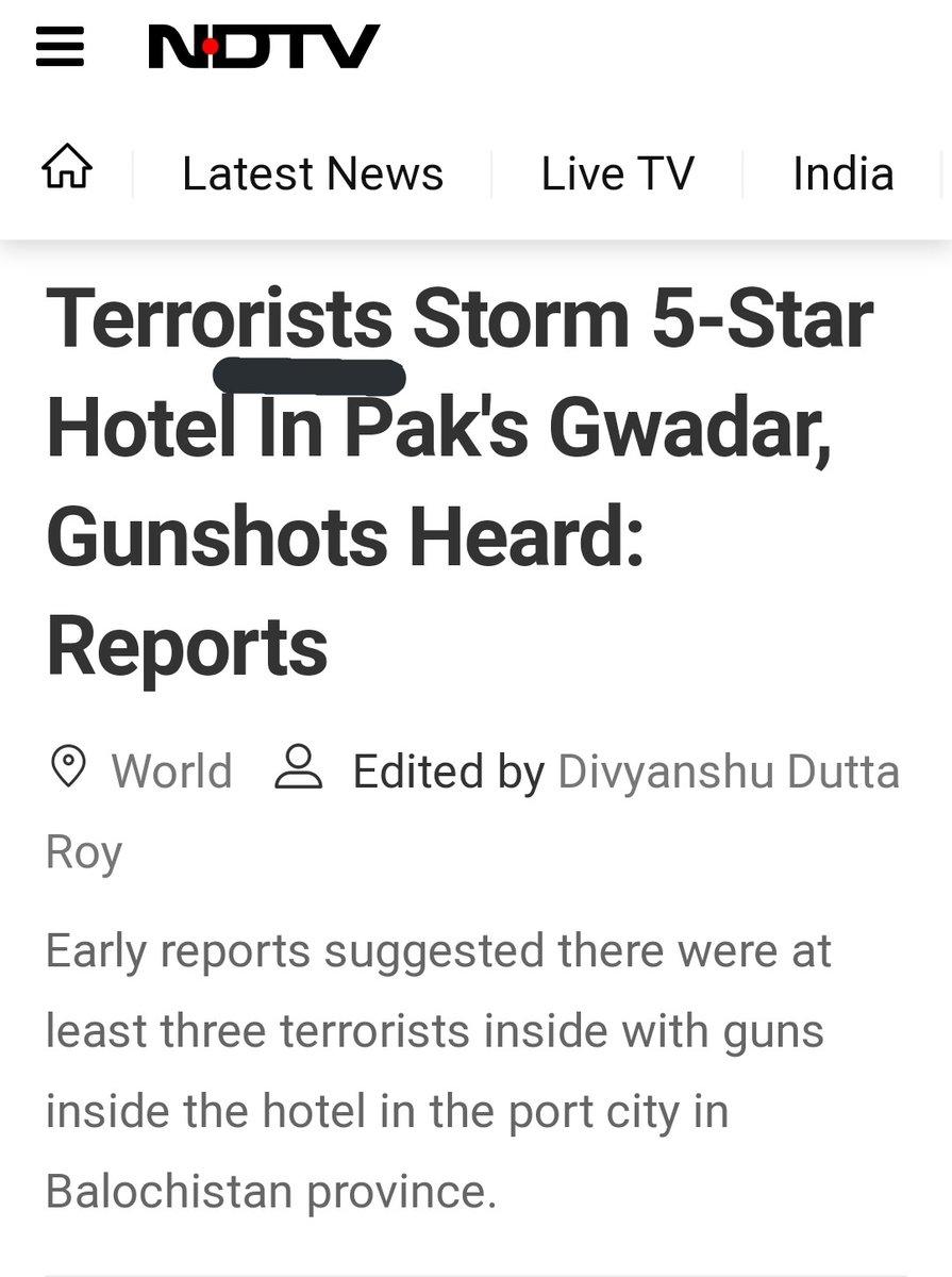 153Refer tweets 5, 6, 43 and a few others in this thread.Personally, I've never been clear about what is the difference between militancy and terrorism.But  #NDTV 'allegedly' seems to be CRYSTAL clear as to what is what!Hats off to them!