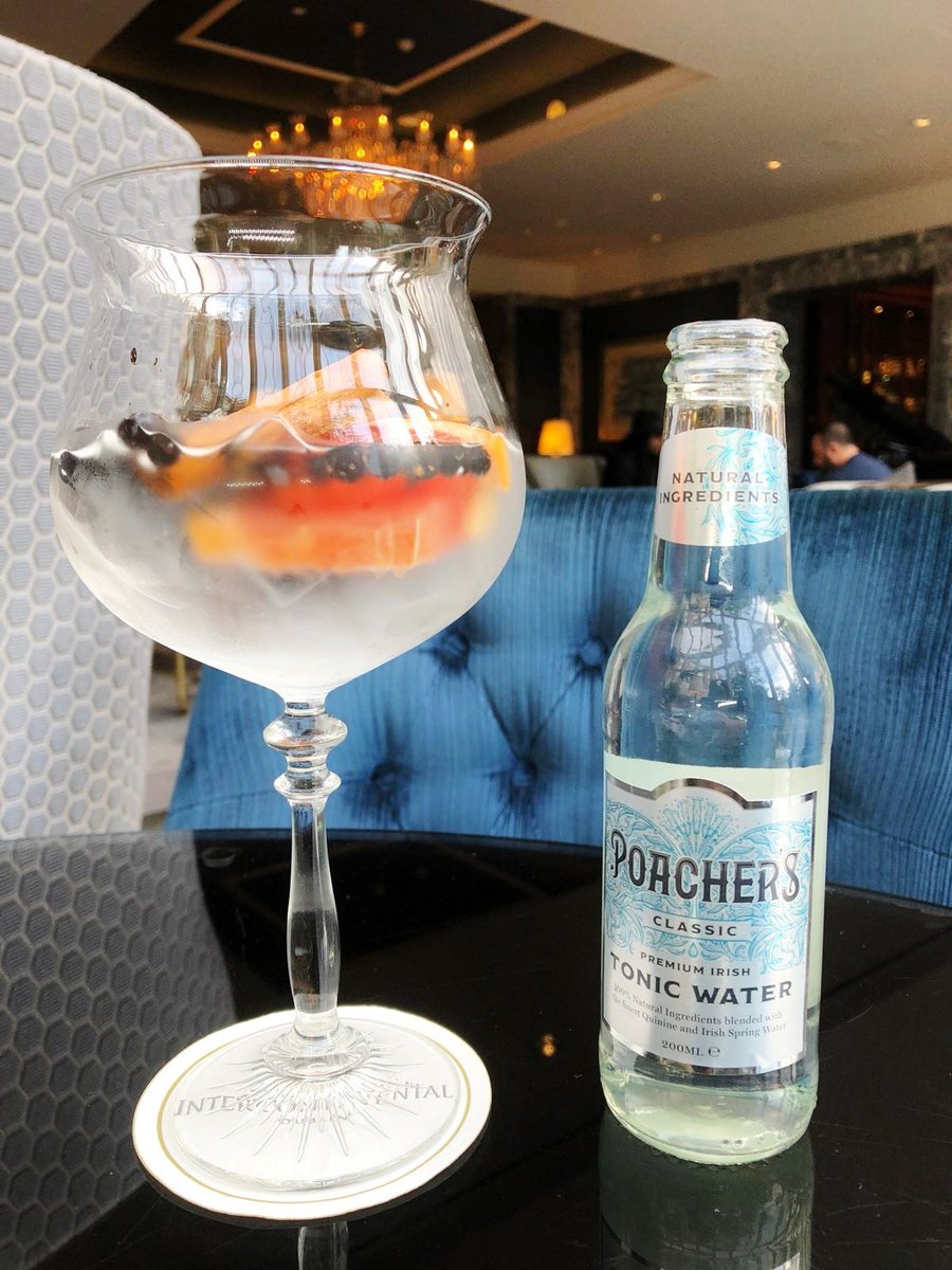 You are the Gin to my Tonic! Team up a @MONKEY_47 with a @PoachersDrinks this #WorldGinDay at InterContinental Dublin 🍹 #bar #cocktails #mixology #drinks #barman #party #instagood #love #monkey47 #gin #gintonic #gintasting #poachersirishmixers #mixersmatter #tasteyourspirit