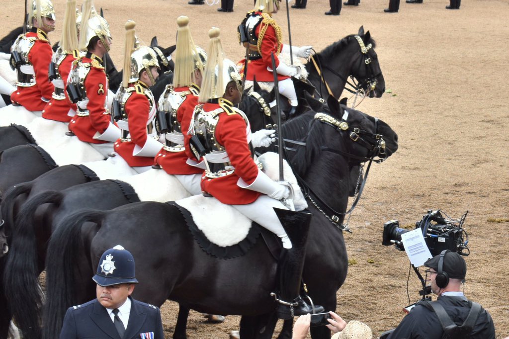 stevechalles's tweet photo. Pics - 1: @ctvob with #Telegenic, @BroadcastRF &amp; @ACSMediaUK in action for the Queen’s Birthday Parade - Trooping The Colour - for @BBCStudiosLive.  #QBP #QBP2019 https://t.co/ddkdZMTeU6