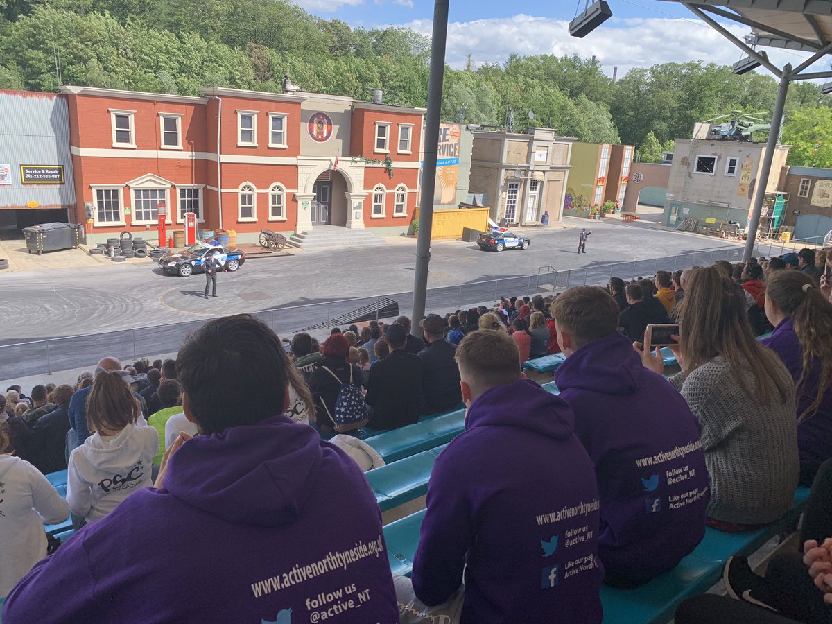 Eventually the sun is out for our trip to Movie Park 🍿 as we experience one of the biggest entertainment parks in Germany 🇩🇪 #FG2019