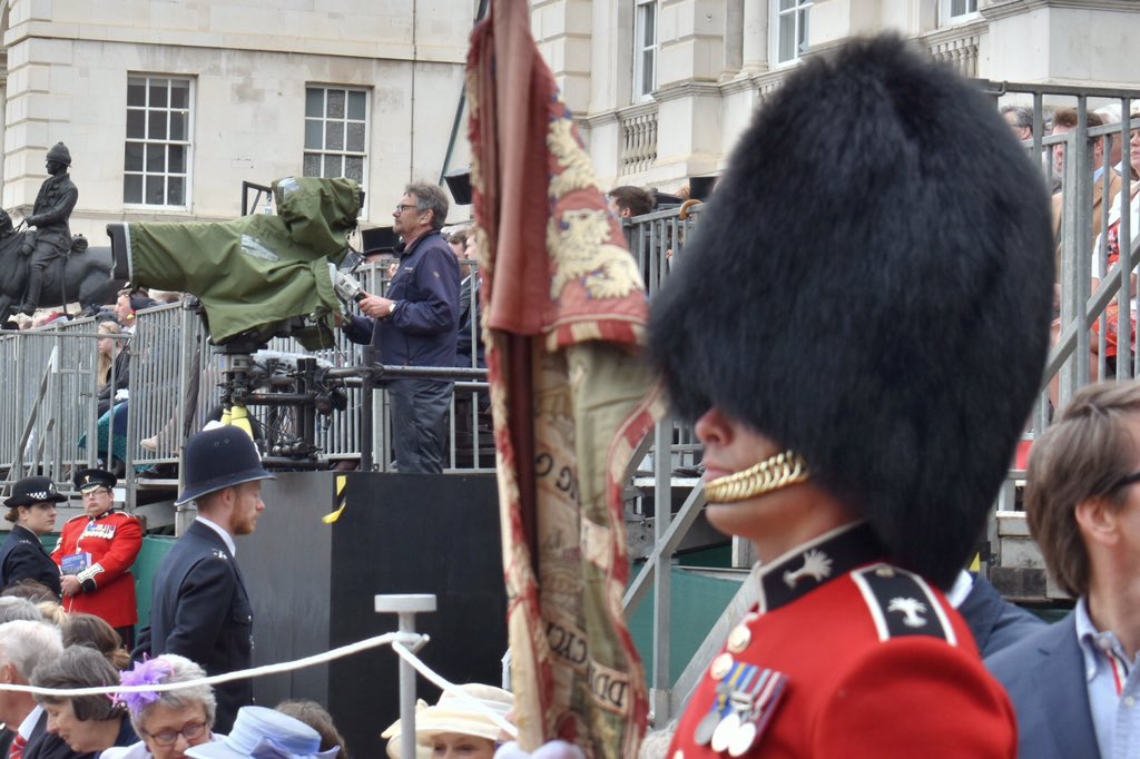 stevechalles's tweet photo. Pics - 2: @ctvob, #Telegenic and @BroadcastRF in action for the Queen’s Birthday Parade - Trooping the Colour - for @BBCStudiosLive #QBP #QBP2019 https://t.co/RLt4Ca5aZy