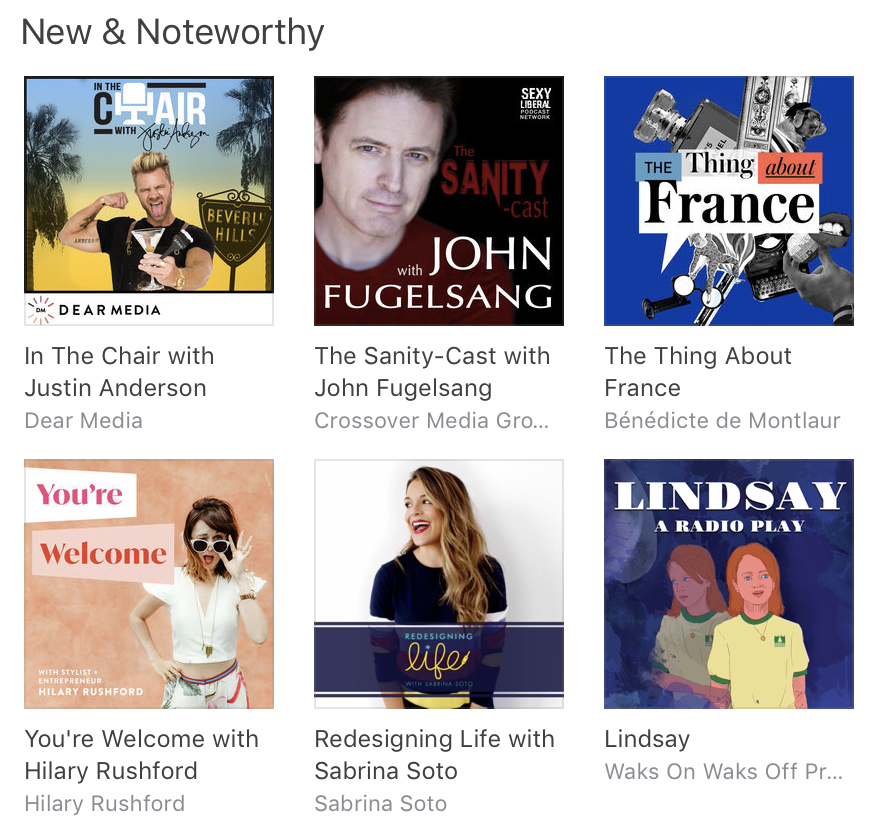 LindsayPodcast's tweet photo. Get in loser, we're going to the "New and Noteworthy" section. #LindsayPodcast #FindLindsay #Arts #TVFilm https://t.co/G9BbFe9DJa