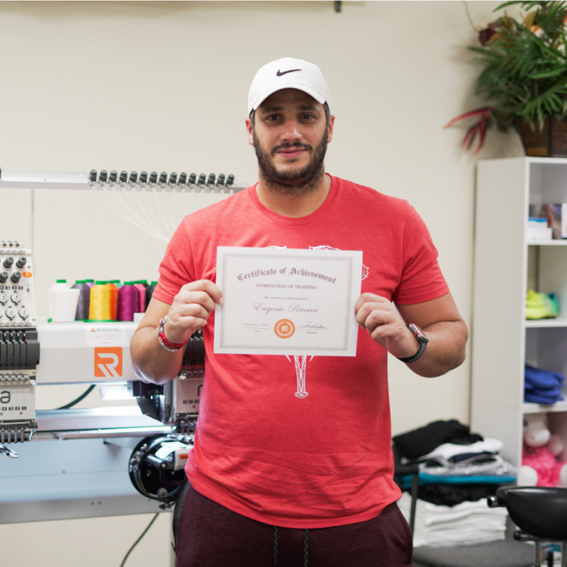 RicomaHQ's tweet image. Mastery of embroidery techniques is an art form! Congratulations to our customer for successfully completing his embroidery training.🌟

Have you ever completed an embroidery training? If so, tell us below in the comments what your most rewarding moment was.

#EmbroideryTraining