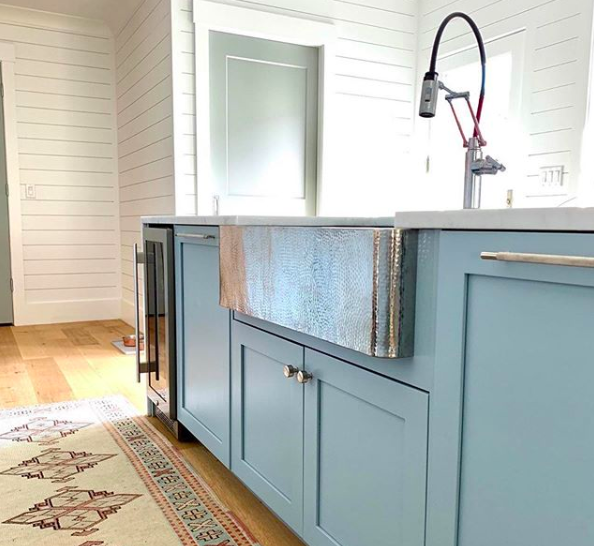 Modenus's tweet photo. The baby blue and stainless steel combo is such a good look. @ThompsonTraders #PremiumOnModenus 
Kitchen by @KrystineEdwards https://t.co/3uxeviJFXP https://t.co/3CeUDeNi2M