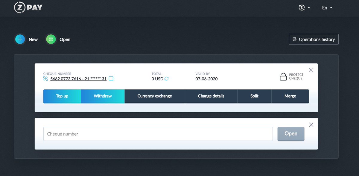 Hello🙂

We want to share a part of our service)

This is how a check looks like, with which you can pay for services or change cryptocurrency)

Create a check yourself - z-pay.io 😉

#zpay #cryptocurrency #blockchain #cryptoexchange #exchange #bitcoin #BTC #ETH