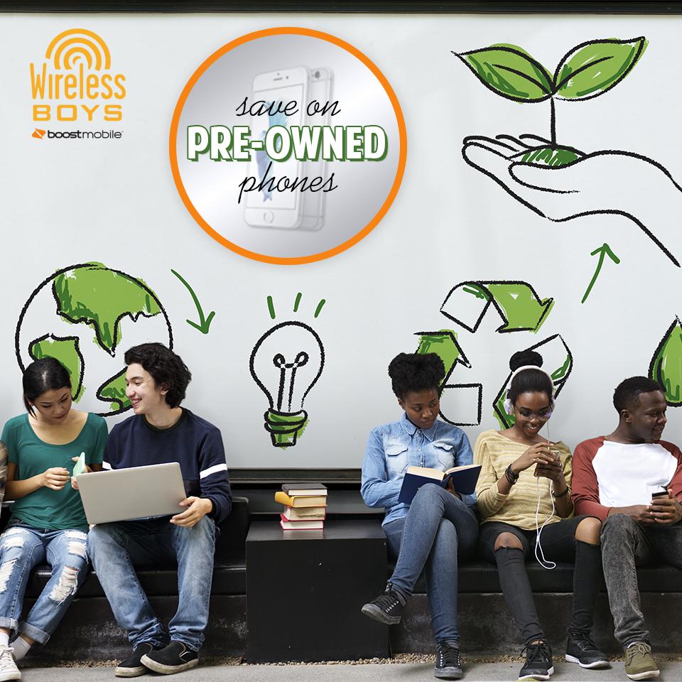 BoostLewis's tweet image. Do a little something for the 🌎 - Shop our PRE-OWNED phones TODAY!
Find A Boost Mobile by Wireless Boys Location - bit.ly/2VI6XuI
#wirelessboys
