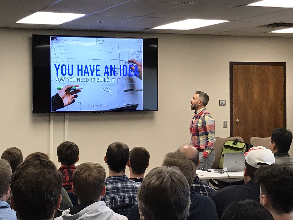 Standing room only for <a href="/plaroche/">plaroche</a> talk on Minimal Viable Process at #MaritimeDevCon