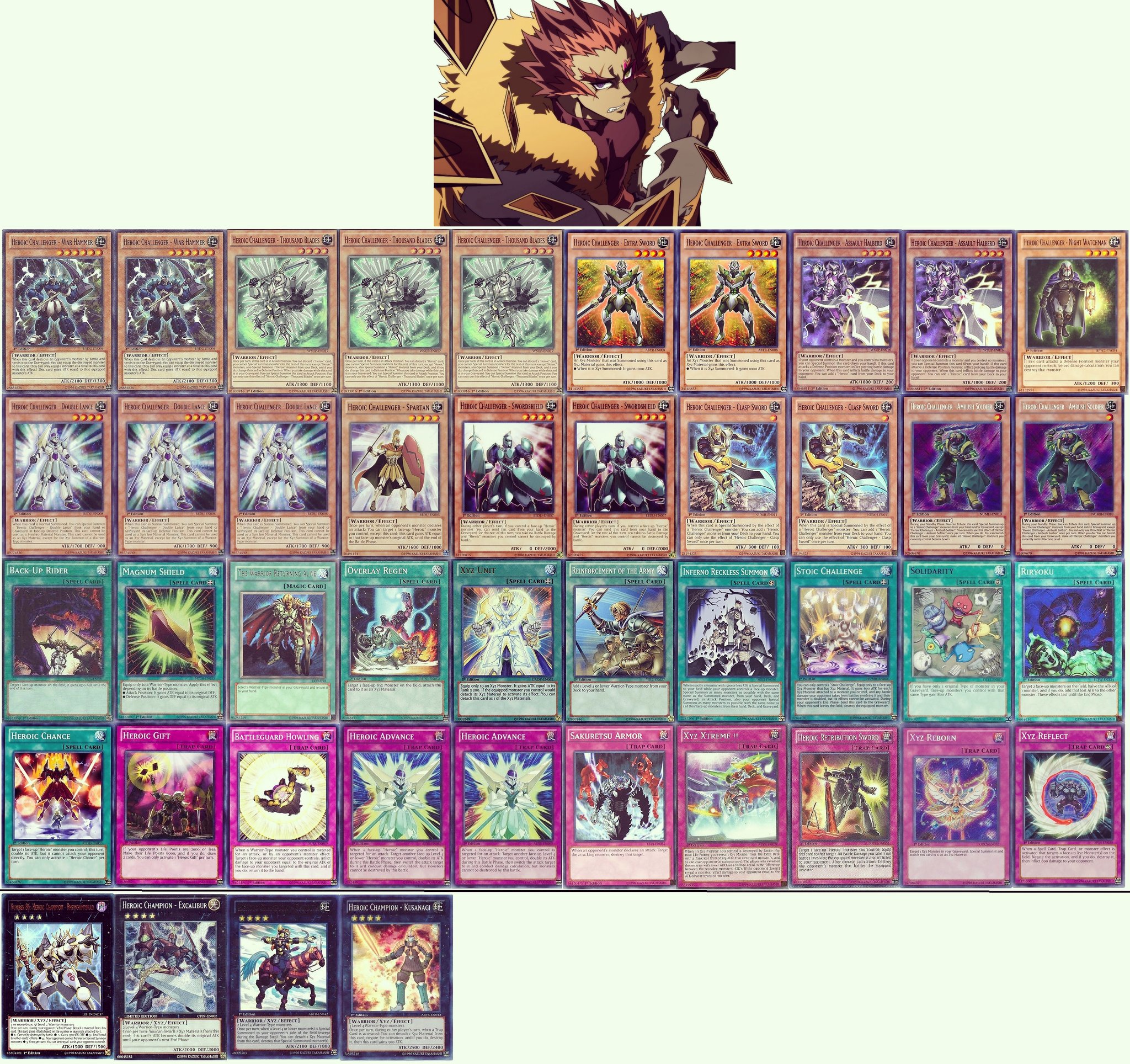 heroic deck yugioh Complete Custom for Yu-Gi-Oh! ZEXAL Yu-Gi-Oh Heroic Deck Profile 2026
