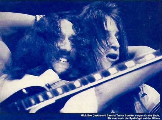 It is June 9 in Japan.
  Happy Birthday, Mick Box & Trevor Bolder!! 