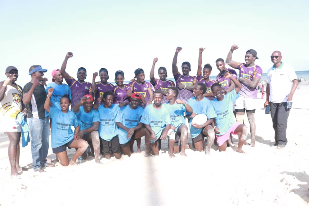 UnescoEast's tweet photo. #WorldOceansDay2019 Beach Rugby by Technical University of Mombasa students.#KNATCOM #KEMFRI #WOD2019 #WCS #TUM #SGD14 https://t.co/1NfyFu19eO
