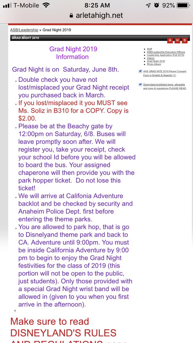 Arleta High School ASB tweet media