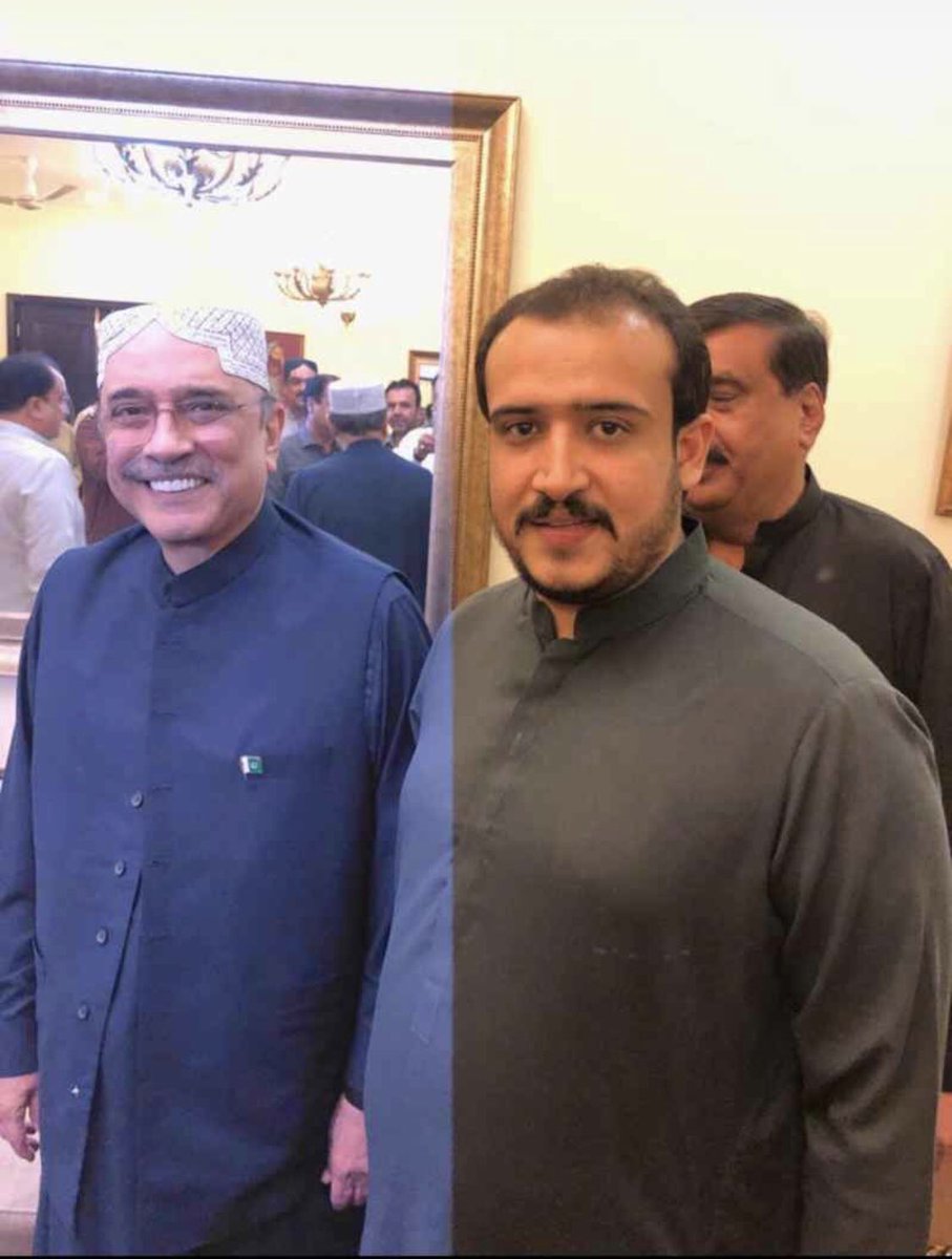 JunaidRafiqueJ's tweet photo. Memorable Meeting with Boss Mr Asif Ali Zardari sb President PPPP, Former President Pakistan at Naudero House Larkana . https://t.co/2dvWYiecjq
