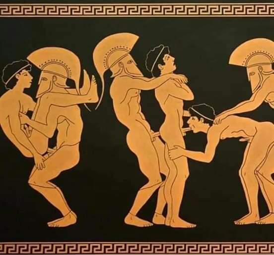 Principe_Nuvole's tweet photo. 50enne analfabeta funzionale: 
Fin dall'antichità c'è sempre stata una donna ed un uomo gli omosessuali sono contro natura 

L'antichità: https://t.co/WsXc6fKmLz