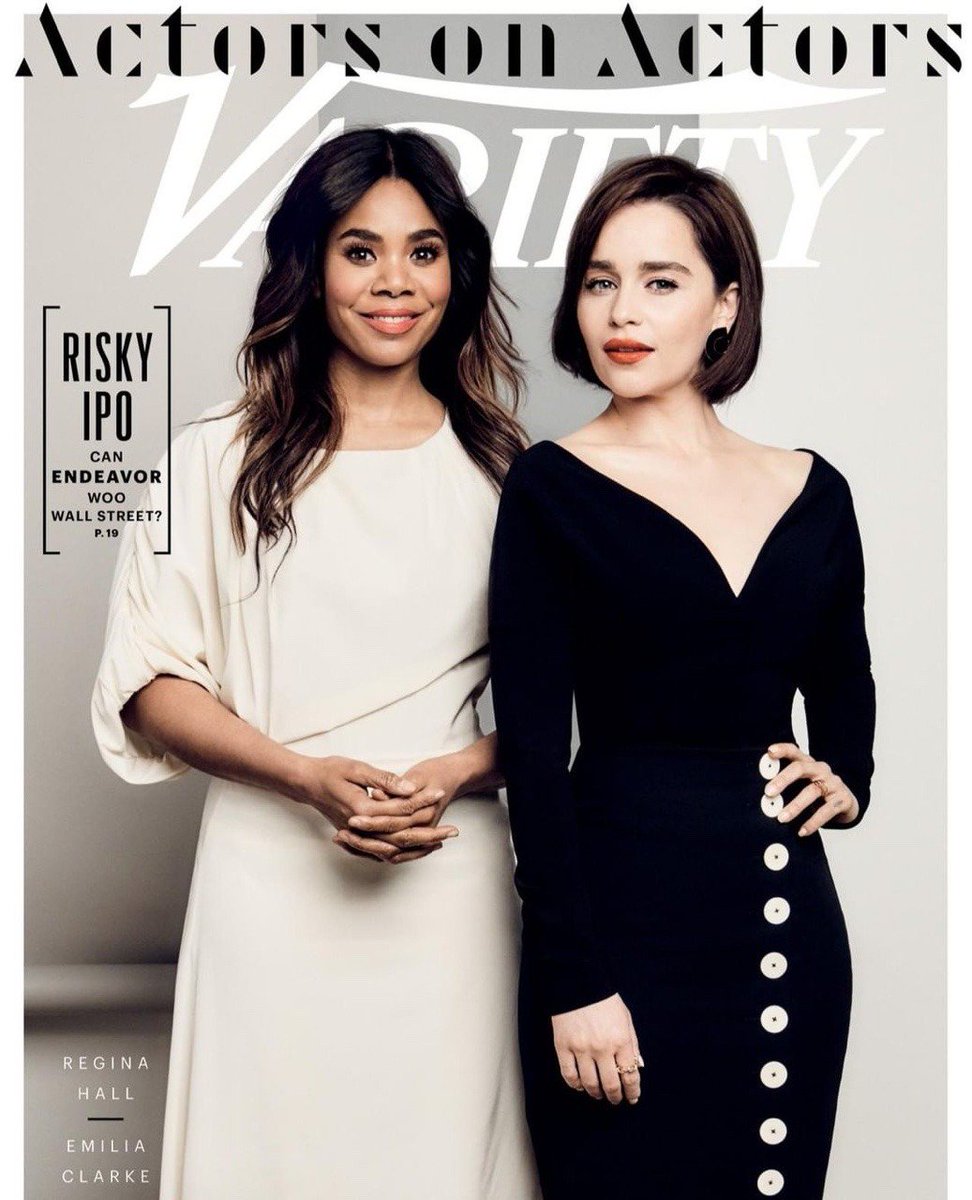 loveandpr's tweet photo. Emilia Clarke, Regina Hall, Julia Roberts and Patricia Arquette for Variety #Variety500 https://t.co/q4SSkcRKNU