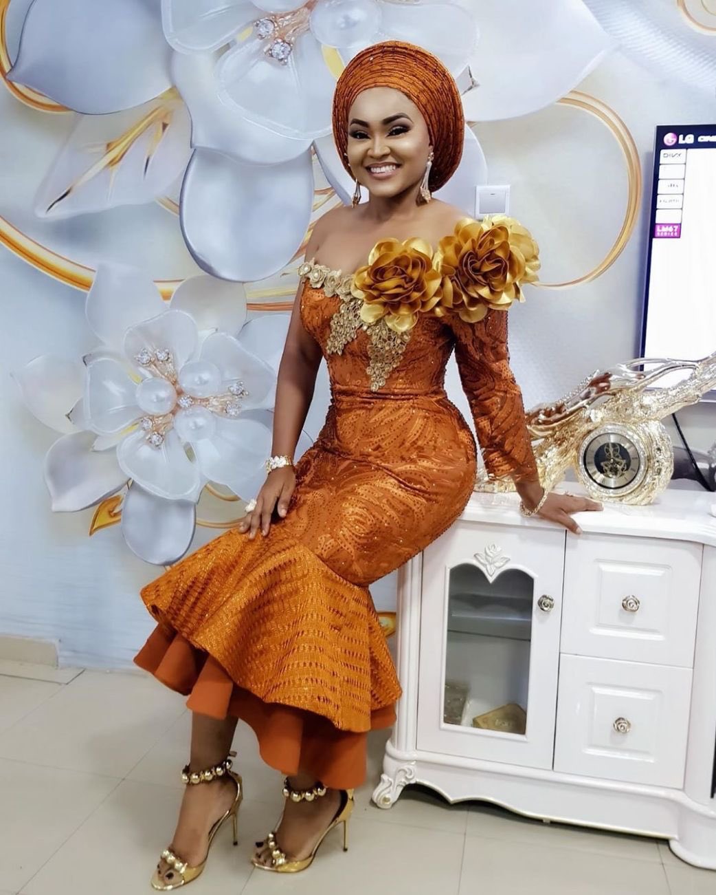 Nigerian wedding hotsell guest styles