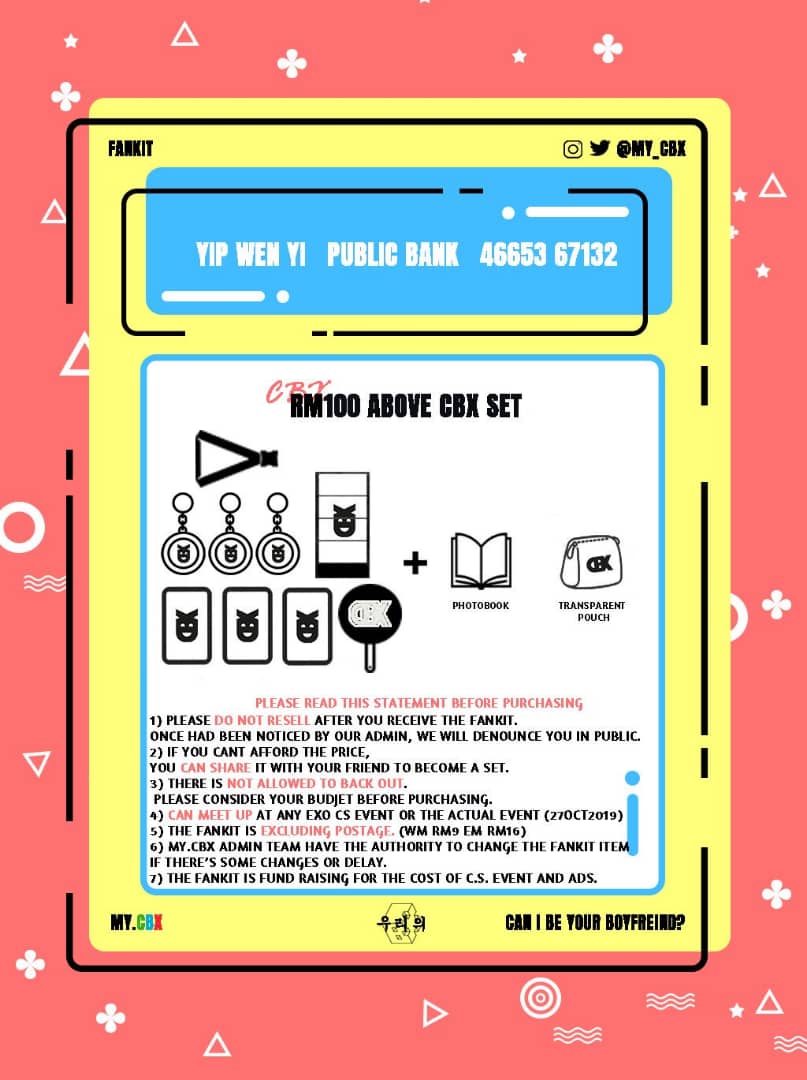 my_cbx's tweet photo. Hello, everyone.We're back 👋
Here's the google form for fund raising
Remember that the deadline is 1/9
#MYCBX_FUNDRAISING 

Click here to support us👉🏻 https://t.co/3PGFI2vXQC

This f.r. will be spent on the ADS project mainly
We need your support to make the projects happen!❤ https://t.co/mORIkdRQKt