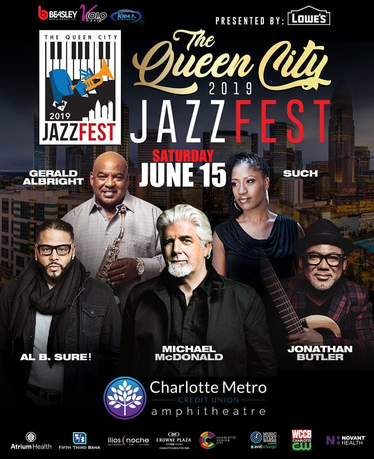 OfficialAlBSure's tweet photo. #AlBeez ๐ June 15, 2019 โข #Charlotte, North Carolina โข The #QueenCityJazzFest โข #MichaelMcDonald โข #GeraldAlbright โข #JohnathanButler โข #Such โข Hosted by @OfficialAlBSure โข Let's Go! โข For Tixs & Show info visit ๐ฅ https://t.co/hpFQQrdz8C โข ๐ค https://t.co/ieTc5zGFSa https://t.co/Vy9pTgu2Op