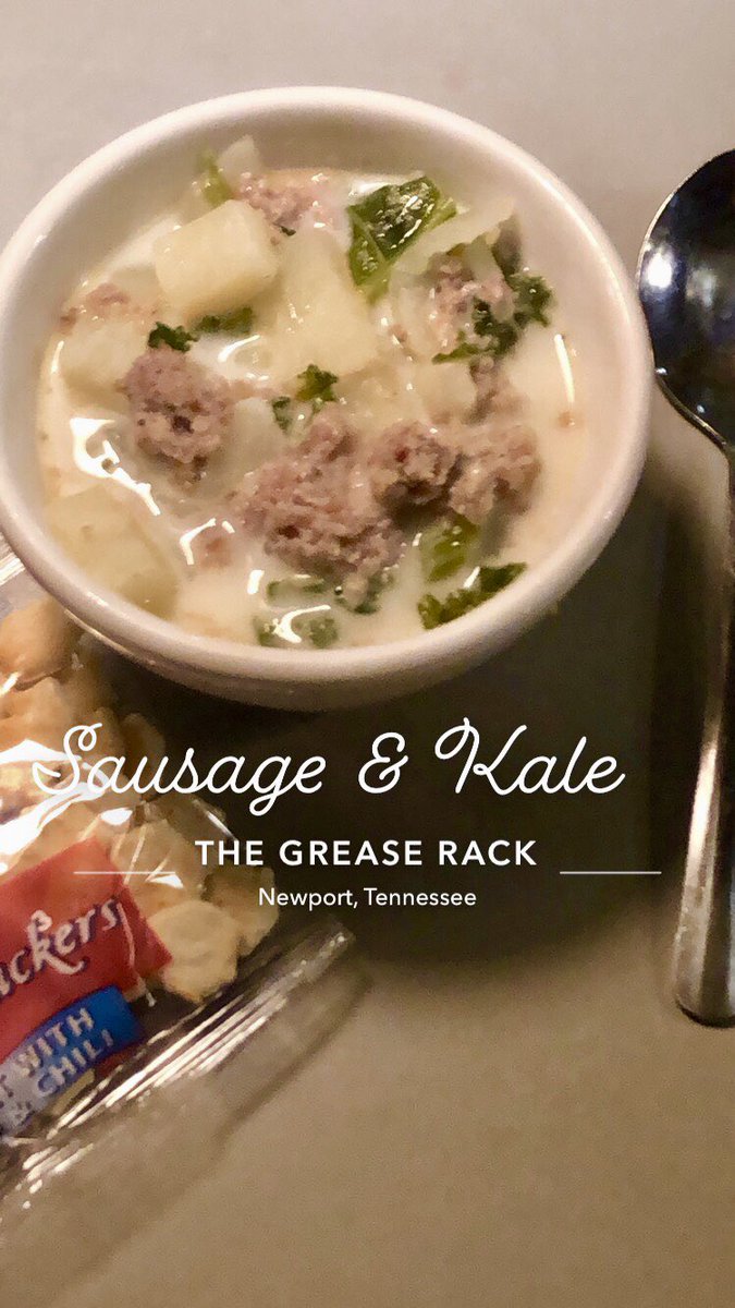 thegreaserack's tweet photo. Saturday night #thirdsoup
Sausage & Kale
This soup might be the best 3rd soup we’ve had in a lonnng time!
#letusfixdinner #pleaseshare https://t.co/GawekoVETO