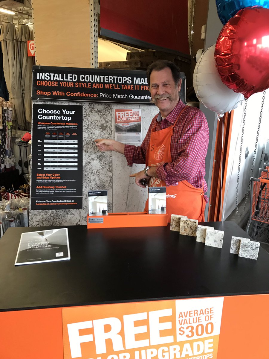 THDMarkwood's tweet photo. Lars @ HB 6963 says “Nobody TOPS Home Depot when it comes to countertop installs...NOBODY!”  @RoyStrait  @Jaime_HD_D25 @HDLMPerez   @Steven_Mousseau https://t.co/8foK2JeJEG