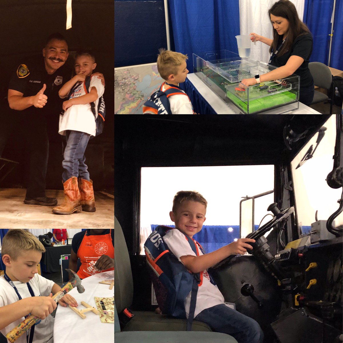 WeatherReadyHTX's tweet photo. There are plenty of family-friendly activities at today’s Expo, including a Kids’ Zone! Stop by the GRB Convention Center anytime before 3pm. https://t.co/57pEA6RFLp