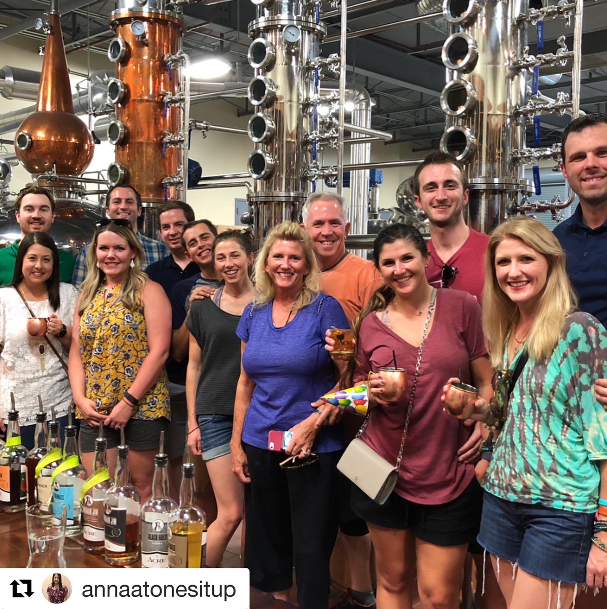 ❄️Hot outside, but it's always cool in Acre Distilling.❄️ Swing in for a Keep the Glass Tour &amp; Tasting today of our downtown #FortWorth-distilled spirits! Snag a seat reservation here: acredistilling.com/book-a-tour/