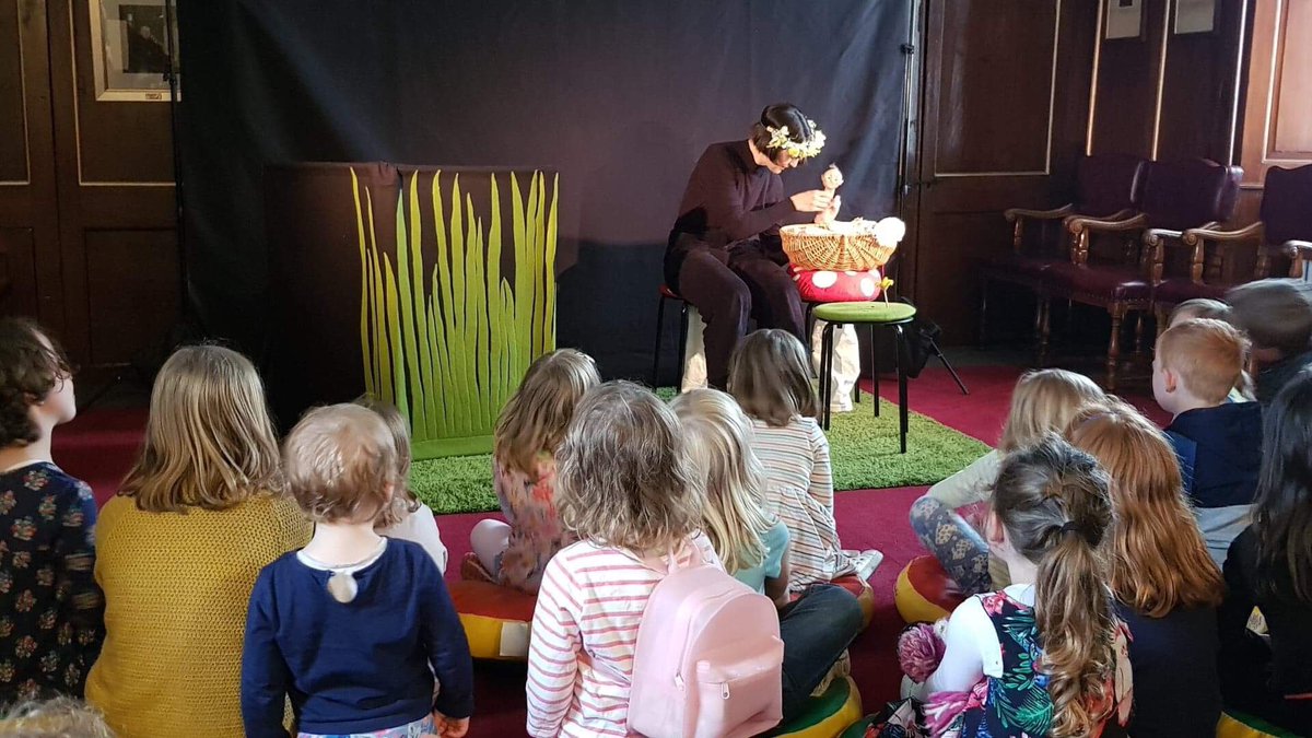It’s Puck the Fairy with Ella &amp; Company - “Tricky” - and we are all enthralled. 

#lovePuppets #loveFamilies #loveCoastword #CoastwordKids #CoastwordFest2019 #Dunbar #DunbarTownhouse #EastLothian #EastLothian #EastLothianKids #EastLothianKidsActivities