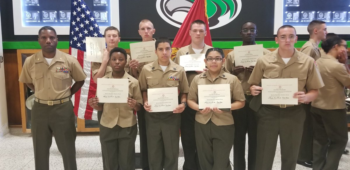THS_JROTC's tweet photo. So proud of these cadets. MCJROTC  Advanced Leadership Academy graduates. #ths_tigers #THS #FBISD #JDbekind247 #sarahpaigel #thsmcjrotcboost #ths_jrotc #respectthet https://t.co/PvN8aE1sHP