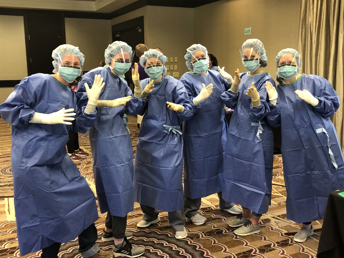 jenbacmck's tweet photo. Latex to Laryngoscopy with the summer rural (STORM) students at the @KansasAFP Annual Meeting! 

#KAFPAM
@KUSM_Wichita 
@KUMedCenter https://t.co/YYEURsVTR3