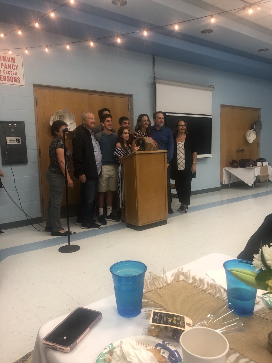 PTA Installation Dinner. The best PTA parents are at Denton Avenue Elementary!