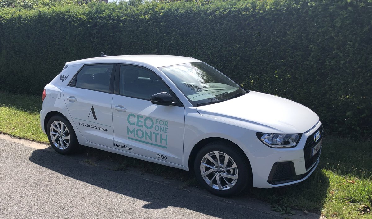 Company car got delivered today, what a beauty 😍 Thanks so much <a href="/AdeccoGroupBE/">The Adecco Group Belgium</a> <a href="/AudiBENL/">AudiBENL</a> @LeasePlanBE!!! #CEOForOneMonth  #KasperC1M