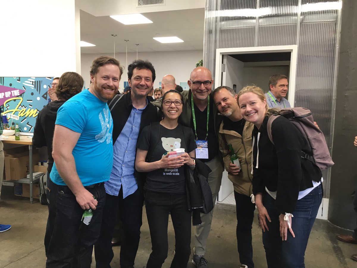 Thanks to <a href="/GitHub/">GitHub</a> for their major support and kicking us off with the speaker/sponsor dinner and to <a href="/Netlify/">Netlify</a> for closing out #DevRelCon with another lovely afterparty!
🙇🏻‍♀️🎈
<a href="/jeffsand/">Jeff Sandquist</a> @chanezon <a href="/c_r_w/">camille</a> <a href="/2twitme/">{Jules Damji}=💻📚📝</a> <a href="/carissakarcher/">Carissa Karcher</a>