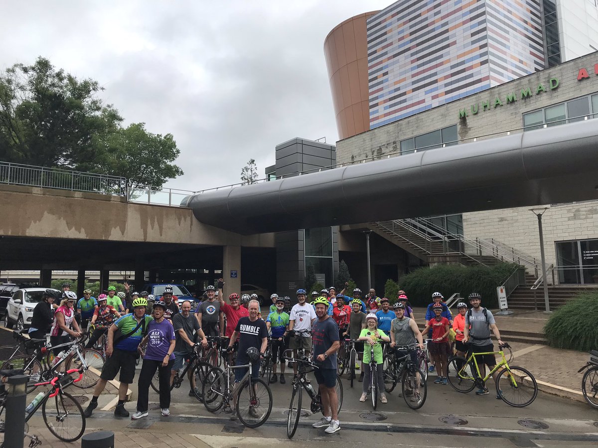 GregFischerLou's tweet photo. We’re out visiting the many places in Louisville that play a role in Muhammad Ali’s journey to becoming The Greatest. Ali Memorial Bike Ride has become a great #AliWeek tradition. https://t.co/WVhm2iXjyx