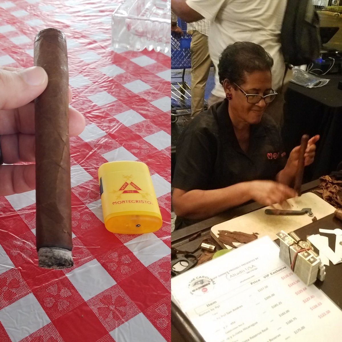 Starting off with a hand rolled Monte <a href="/JRCigars/">JR Cigars</a> #smokininthecarolinas #smokininthecarolinas2019 #cigar